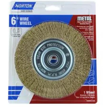 Gator Finishing Ali Industries 241504 6 in. Coarse Wire Wheel 241504